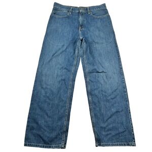 Vintage Silver Tab Jeans Mens 31x30 (fits 31x28) Low Loose Denim Baggy Y2K Skate